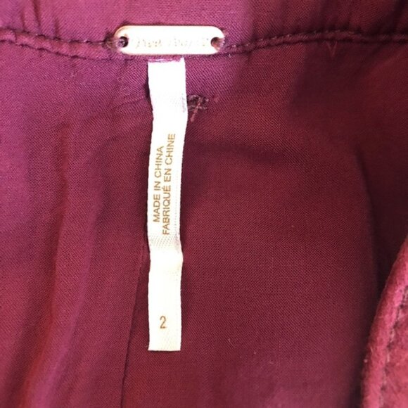 Free People Womens Nightfall Vegan Suede Pants Size 2 - Picture 12 of 14